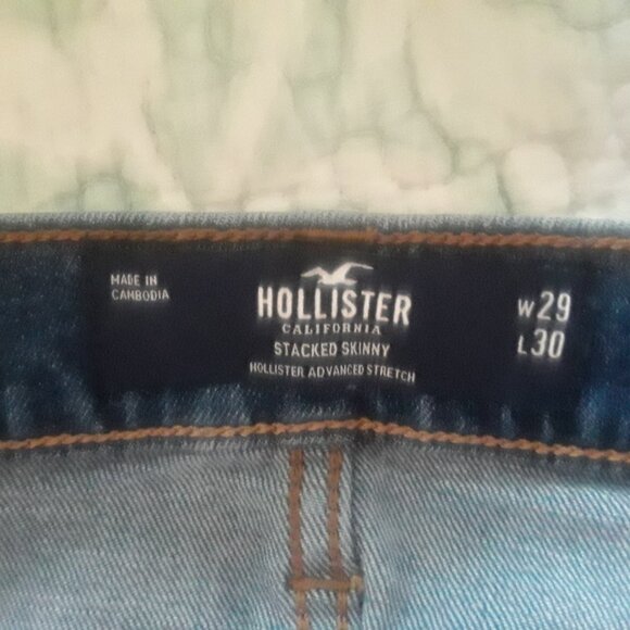 Hollister Men's stacked skinny advanced stretch Jeans - Picture 8 of 9